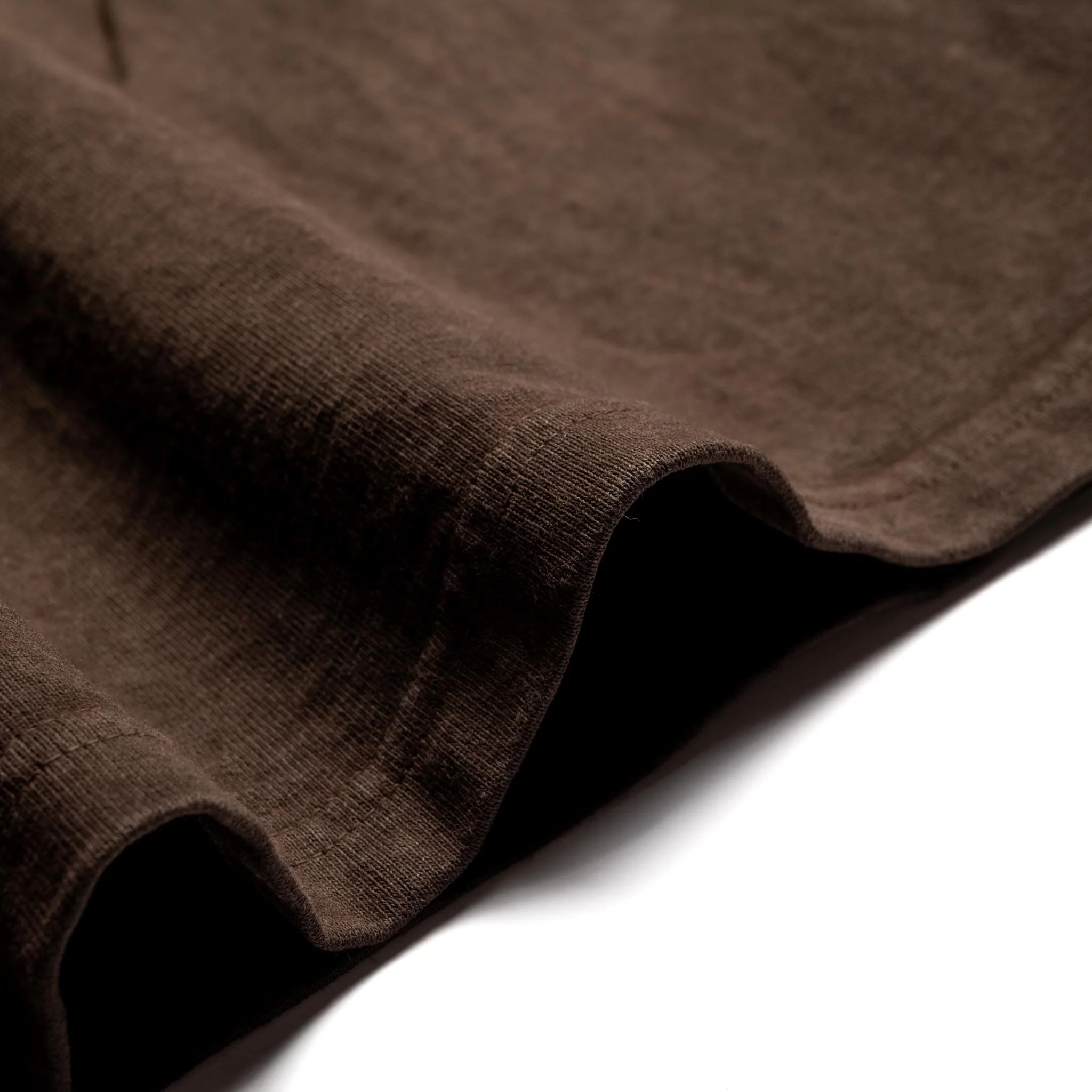 8198 Amami Oshima Mud-Dyed Loopwheeled T-Shirt - Dark Brown - Image 9