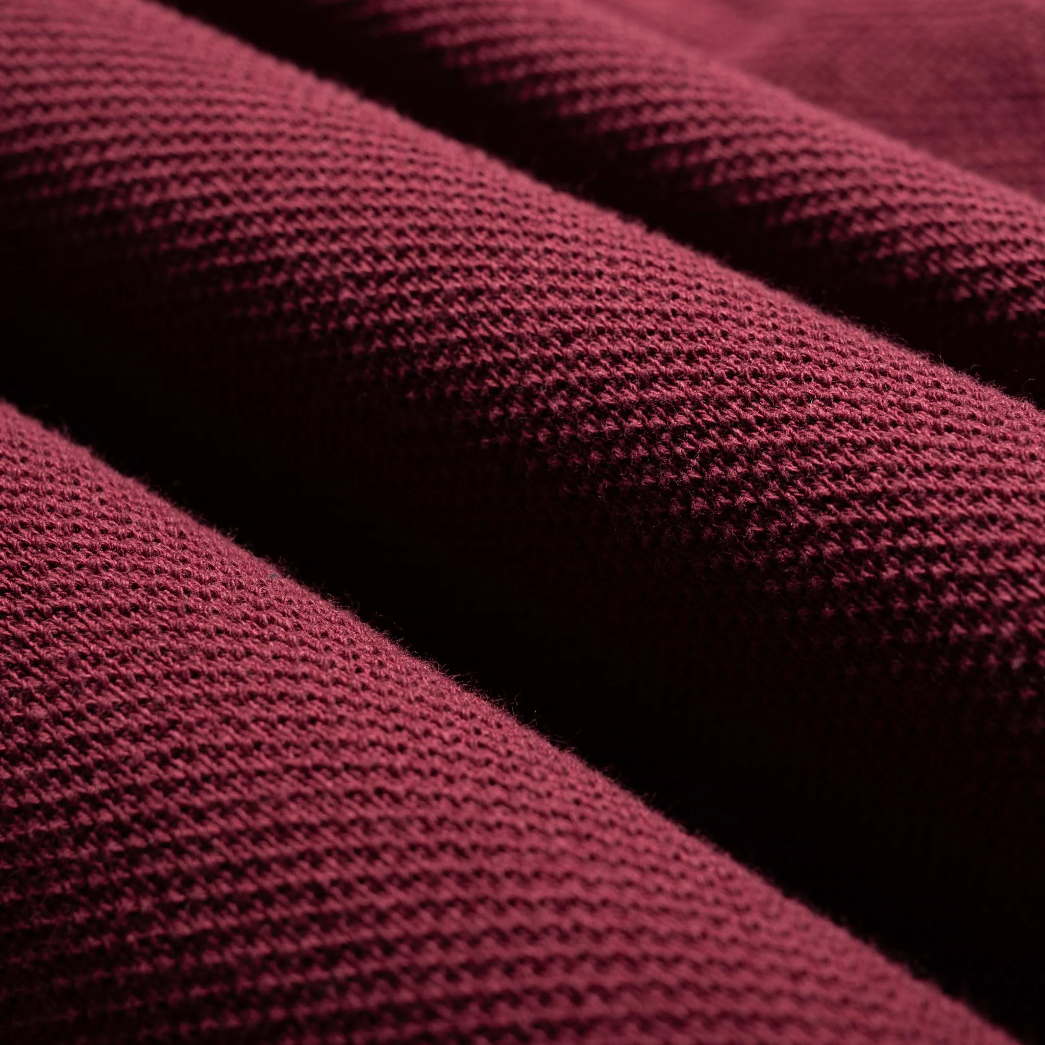 8201 Pique Knit Polo Shirt - Burgundy - Image 9
