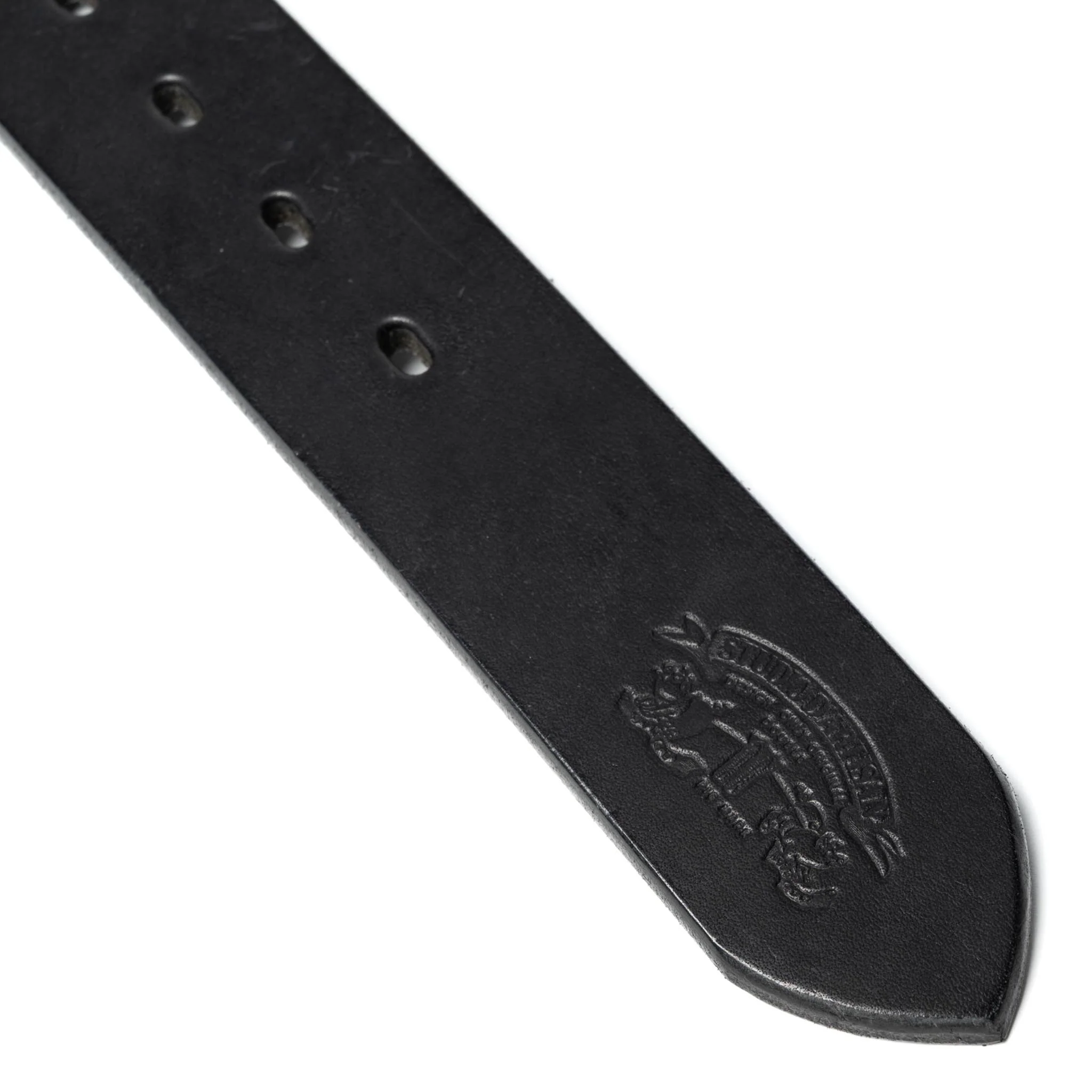 B-83 Flat Buckle Belt - Black - Image 4