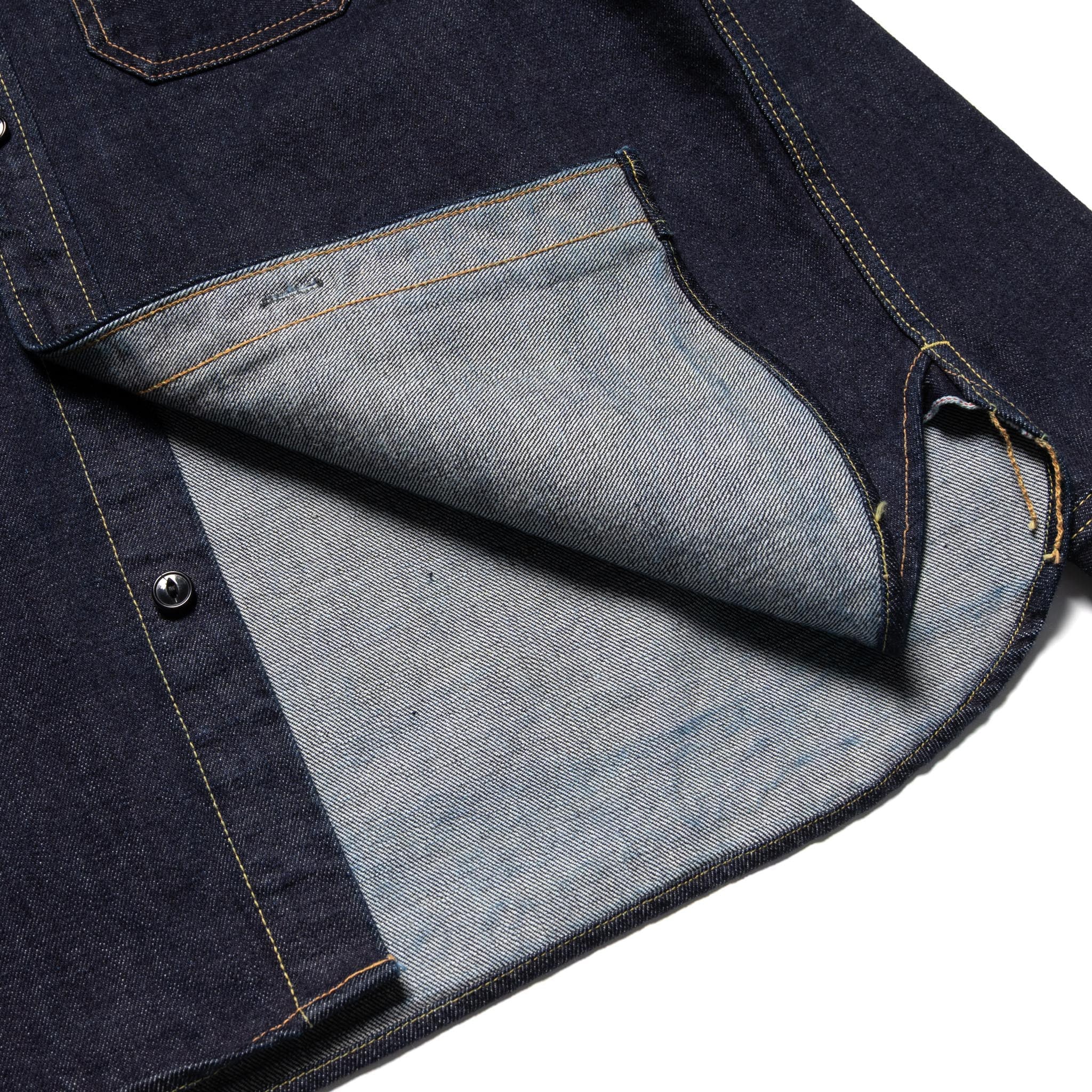 D5335s 14oz Selvedge Denim Work Shirt - Image 10