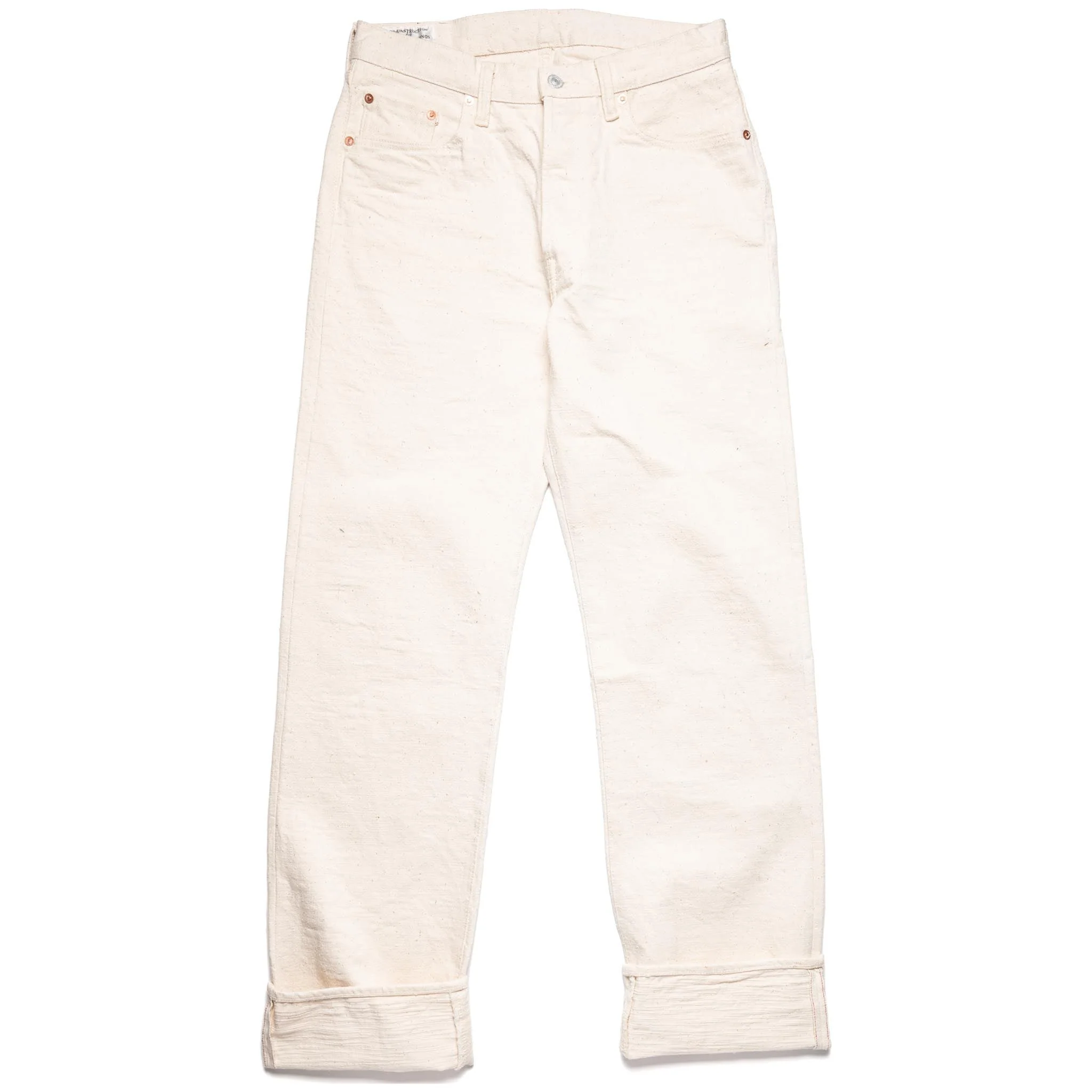 SD-1001E Ecru GL3 15oz Slub Selvedge Denim - Regular Straight - Image 2