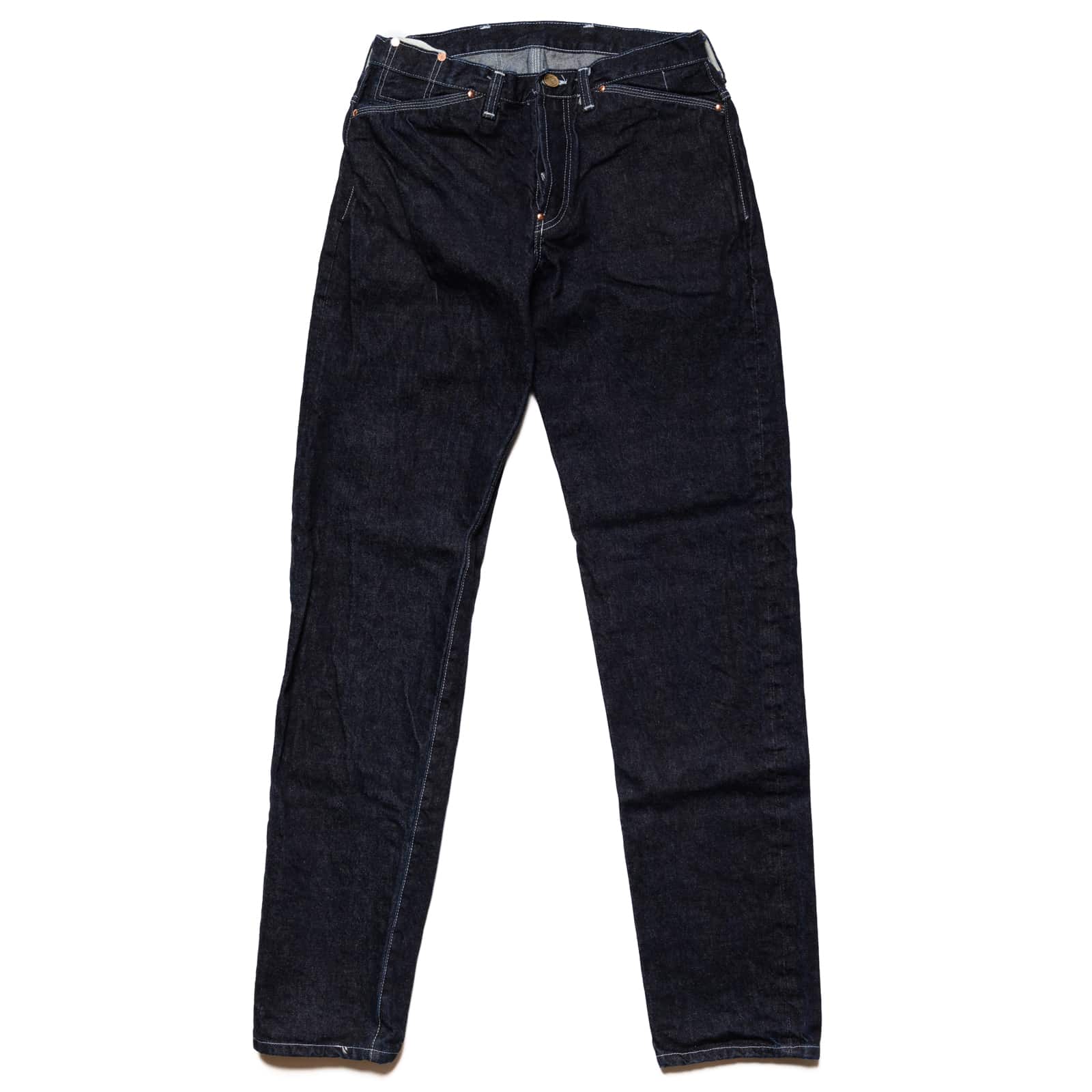 130 - Tapered Jeans - 16oz Selvedge Denim - Rinsed - Image 2